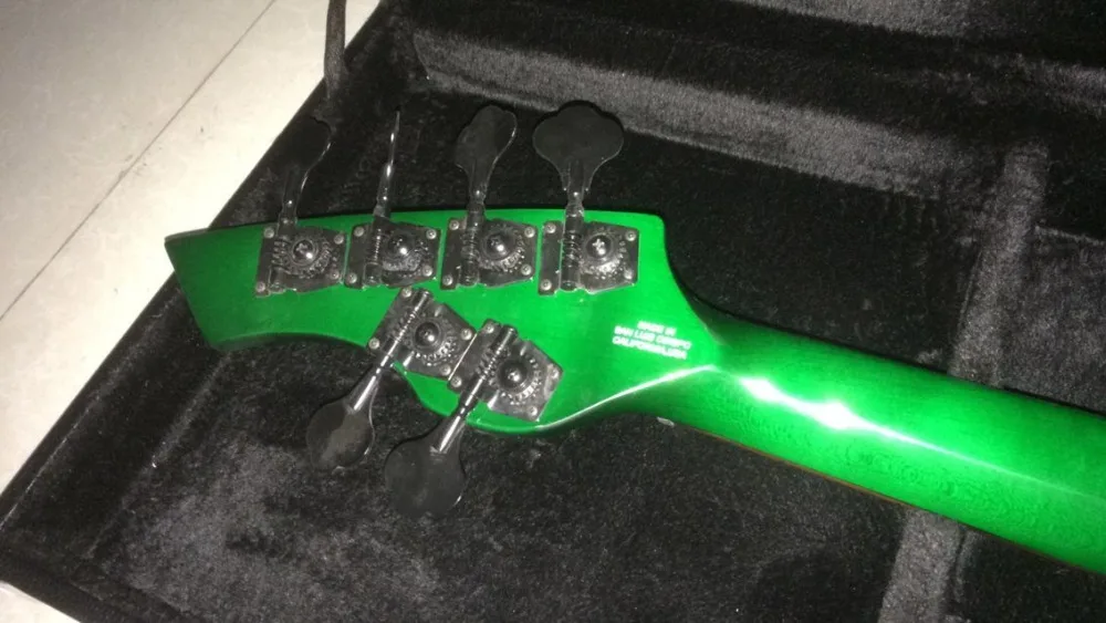 2019 Новинка + фабрика Ernie Ball музыкальный человек Стинг луч Бонго бас все зеленые 6