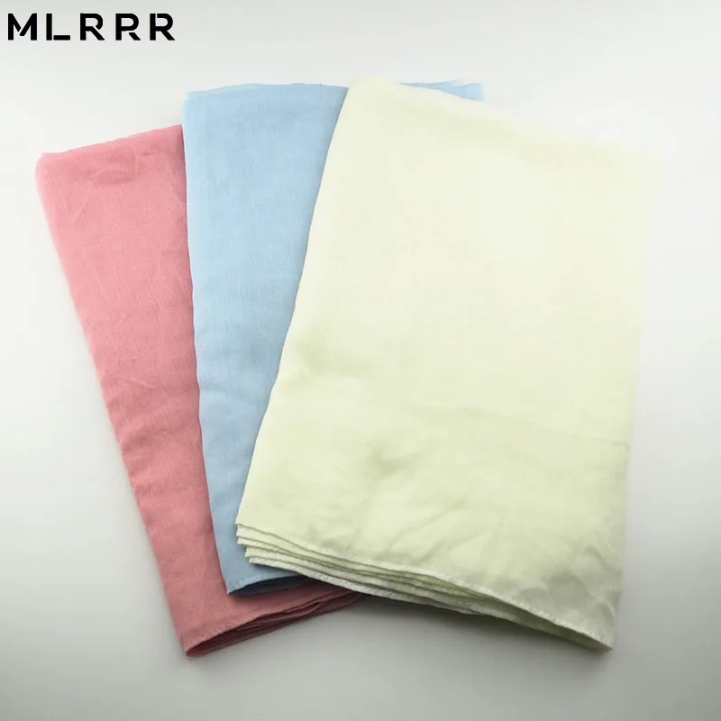 Новый красивый Романтический Длинный однотонный шарф MLRRR (светильник-желтый