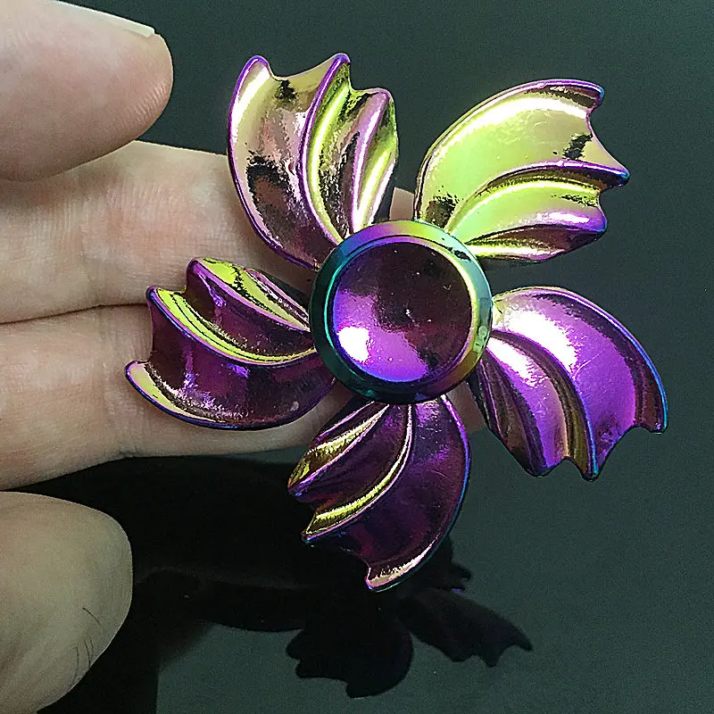 Five hakaze Fidget Spinner Металлический Радужный Дракон ручной палец блесны аутизм СДВГ