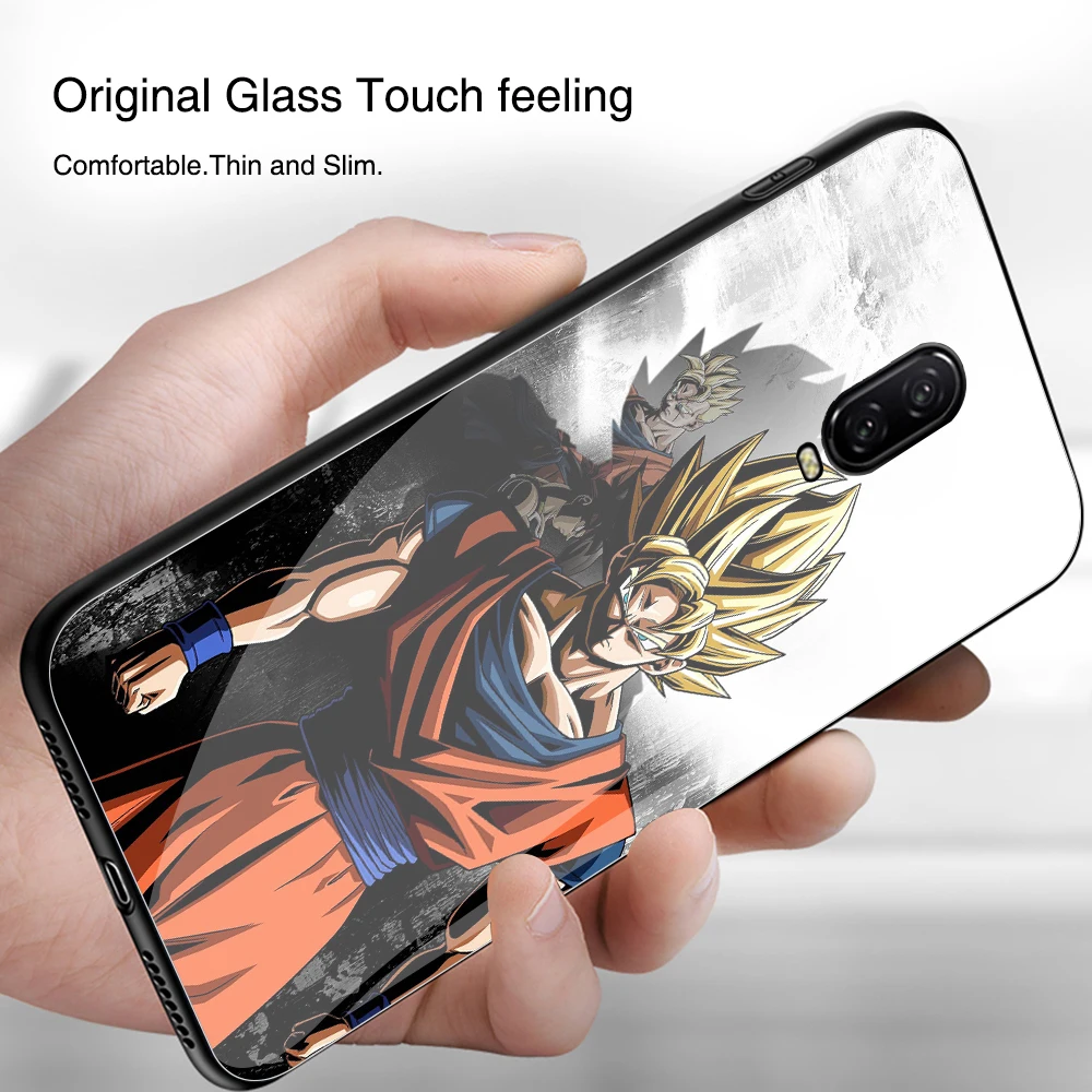Чехол Finder для OnePlus 7 pro Чехол Dragon Ball Z Son Goku 7t стеклянная задняя крышка чехол для телефона оболочка для OnePlus 6t 6 7 pro