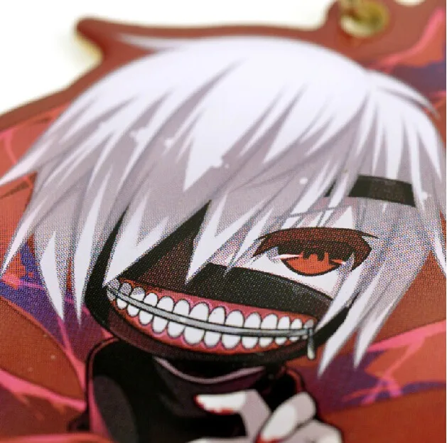 Канеки Кен классный милый аниме персонаж металлический кулон значок телефон