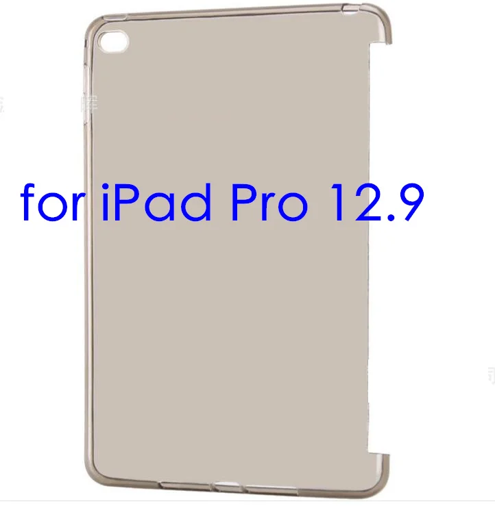 Хороший прозрачный гибкий силиконовый чехол из ТПУ на заднюю панель для apple ipad pro
