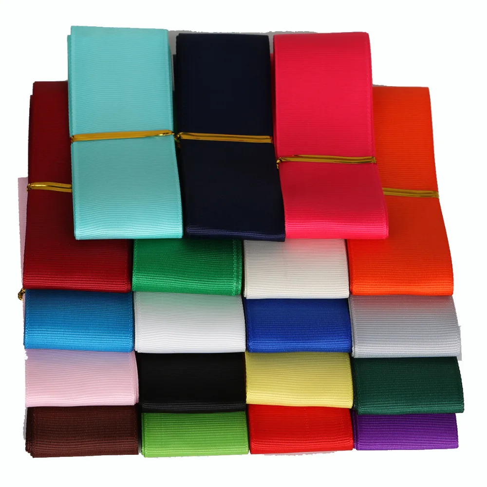 5 ярдов 7 10 15 20 25 38 мм фуксия цвет Grosgrain ленты банты для волос DIY головные уборы