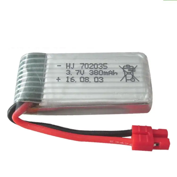 Ewellselling X5A 1 RC quadcopter 3 7 V 380mAh Li polymer battery 5 шт./лот|3.7v 380mah|quadcopter 3.7vquadcopter |