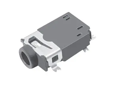 

1000pcs Earphone Jack Diameter 2.5mm 5 pin for 3 poles stereo audio plug SMT reflow solderable with locators DC30V 0.5A Rohs