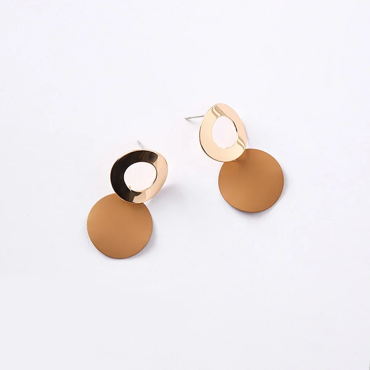 2018 Metal Style Alloy Chain Drop Earrings Brincos Personality Boucle D'oreille for Wome Ear Accessories | Украшения и