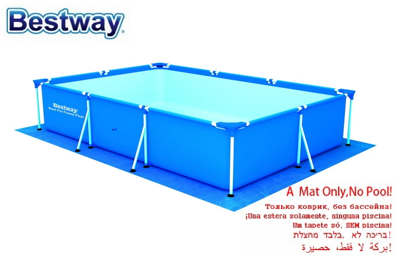 Только коврик! 58101 Bestway 3 38x2 39 m(133 &quot* 94&quot) подушка до 3x2mx.66m прямоугольная рама