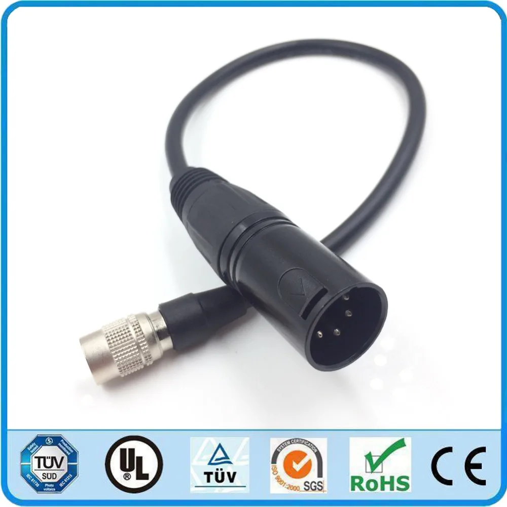 XLR 4 контактный штекер к Hirose разъем кабеля для звуковых устройств 688 664 ZOOM F8 провод