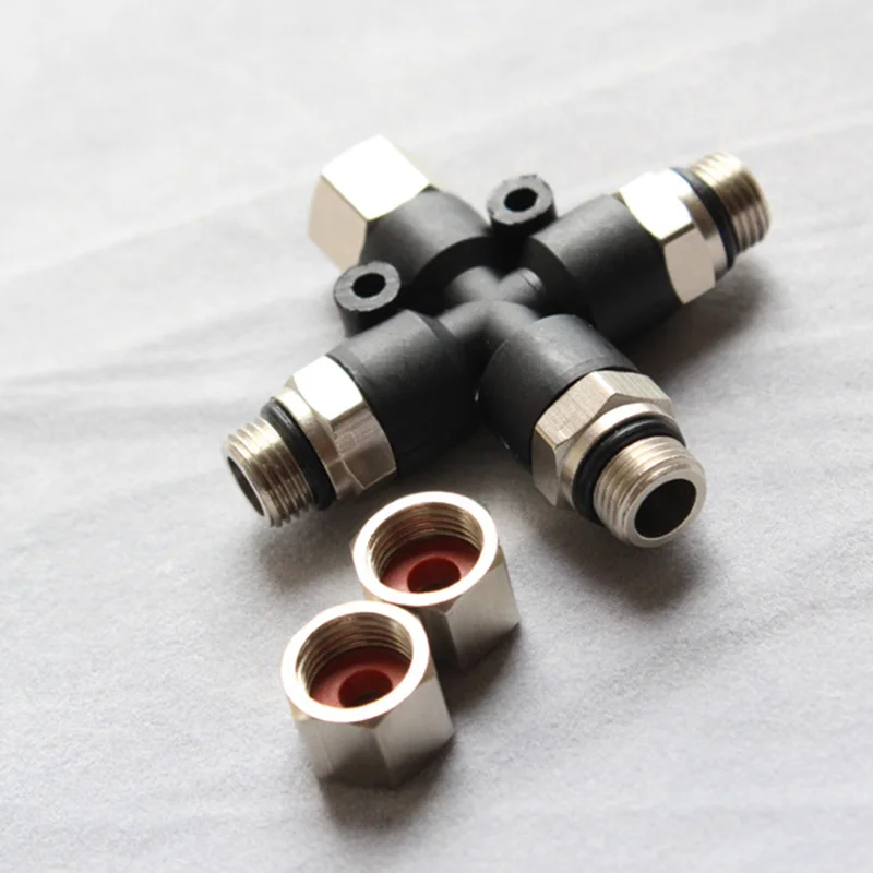 3 сторонний Аэрограф OPHIR разветвитель для воздушного шланга несколько с 2