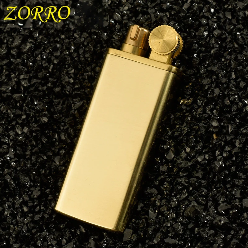 Винтажная бензиновая зажигалка медный материал масло бензин многоразовые