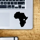 Виниловая наклейка для ноутбука с Африканским сердцем, Карта Африки, наклейка для автомобиля, ноутбука, украшение для Macbook