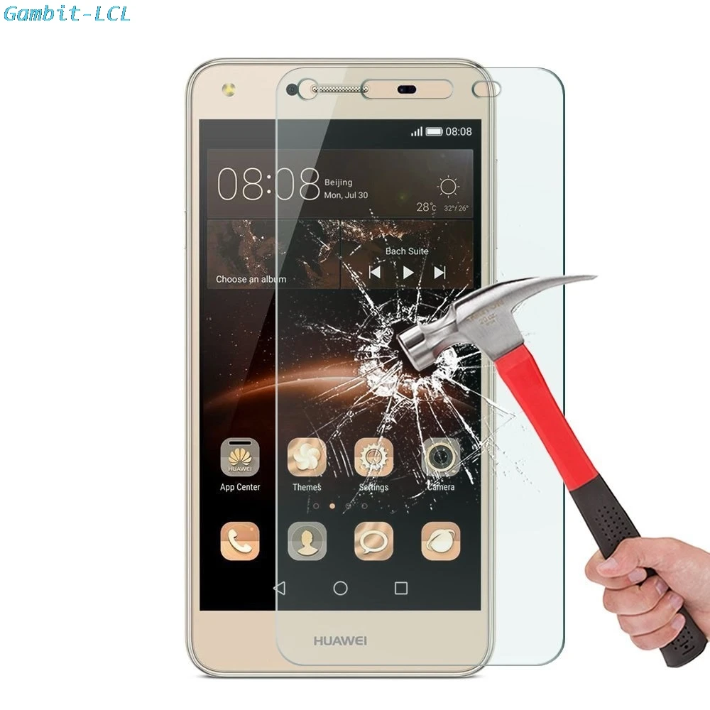 Защитное стекло закаленное для Huawei Y3 Y5 Y6 Pro Y7 Prime II 2017 Y6PRO Y7Prime Y3II Y5II Y6II | Мобильные