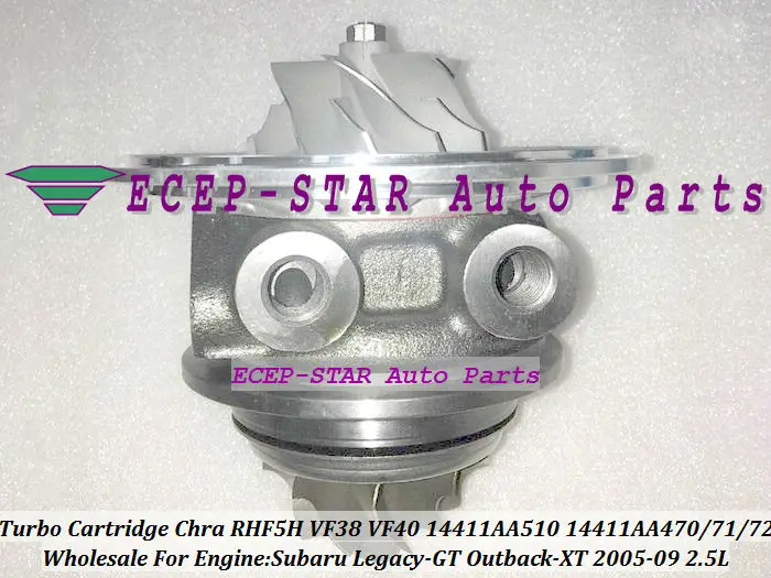 Турбокартридж CHRA RHF5H VF40 VF38 VA430083 VB430083 14411 AA510 14411AA511 14411AA51A AA51A 14411AA471 14411AA472|chra|turbo chravf40 |