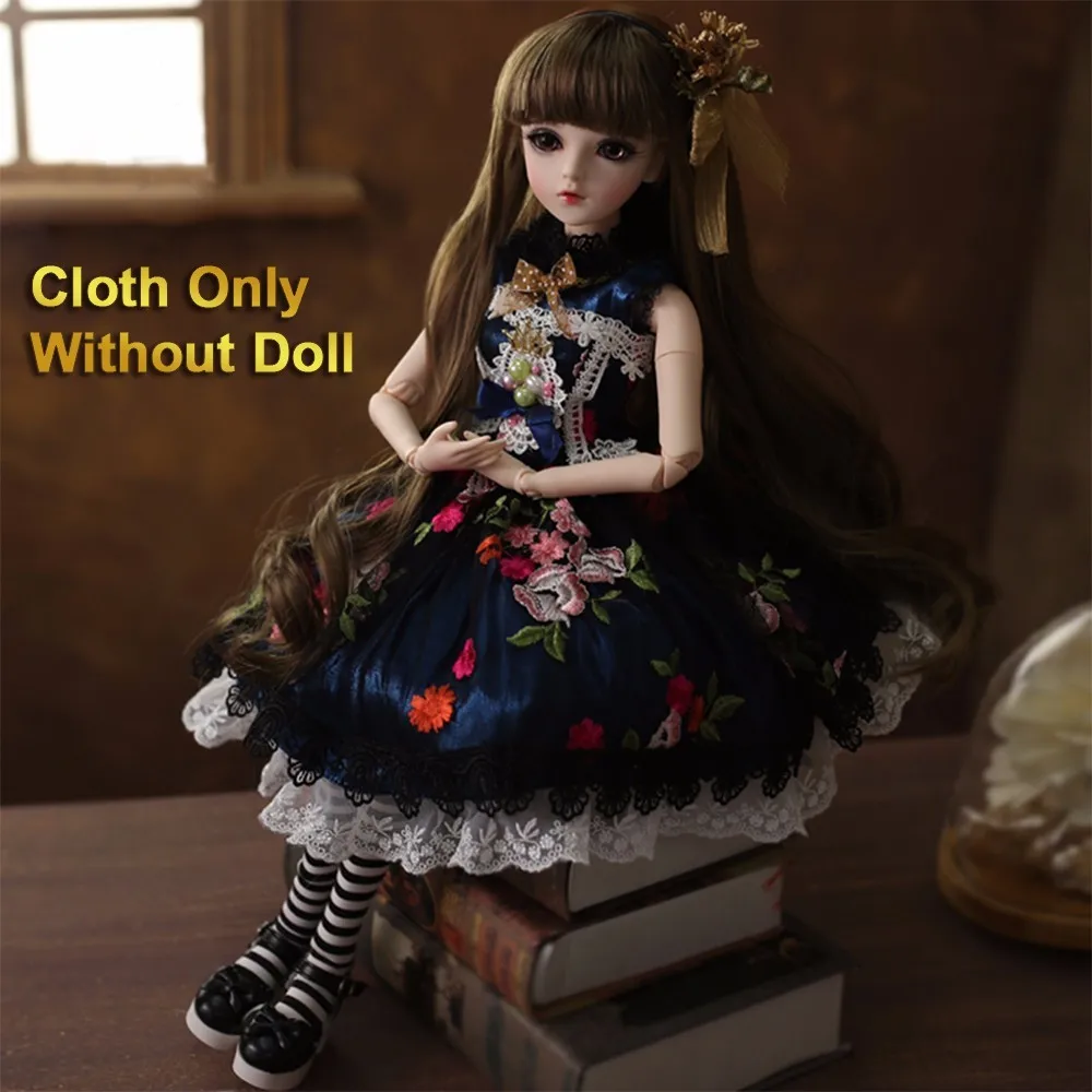 1/3 Кукольное свадебное платье для BJD 60 см куклы игрушки 18 шаров шарнир Кукла западный стиль платье принцессы длинное платье куклы аксессуары