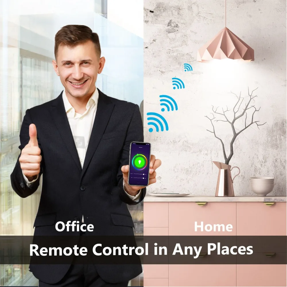 Mpow дистанционное управление светодиодные лампы по телефонам Голосовое Amazon Alexa и