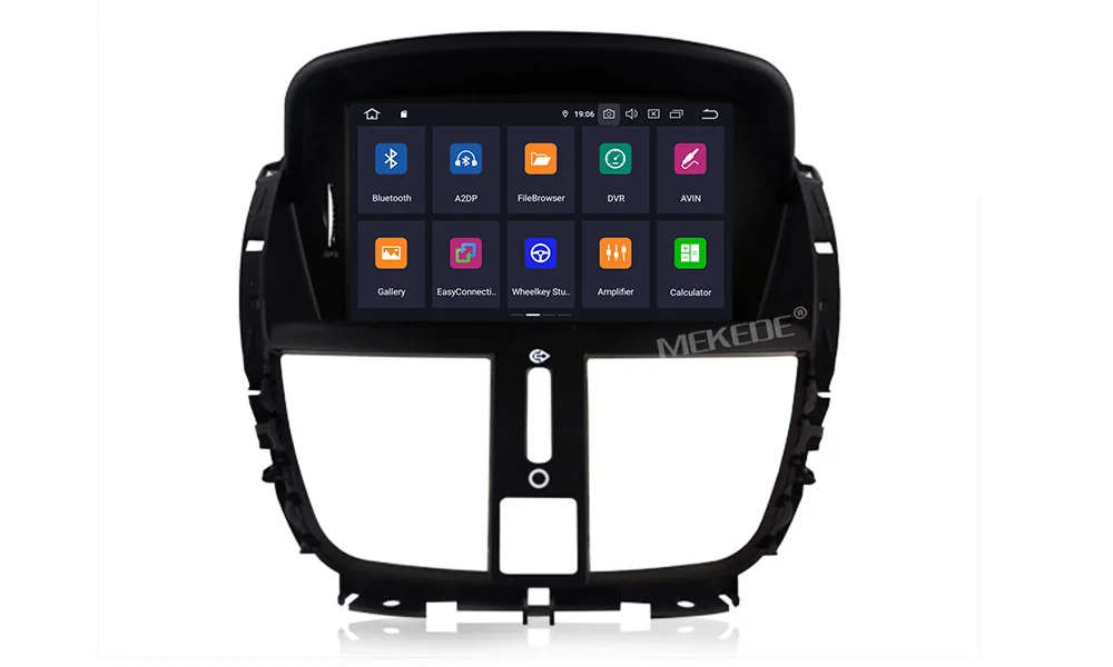 1din 8 ядерный 4G Android 9,0 автомобильный Радио dvd-плеер мультимедиа для peugeot 207 207CC 2007- авто аудио gps Камера просмотра wifi BT