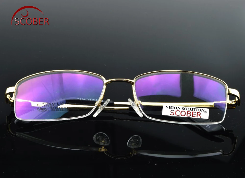 2019 мужские очки = полуободковая оправа из сплава Scober коммерческие изготовленные