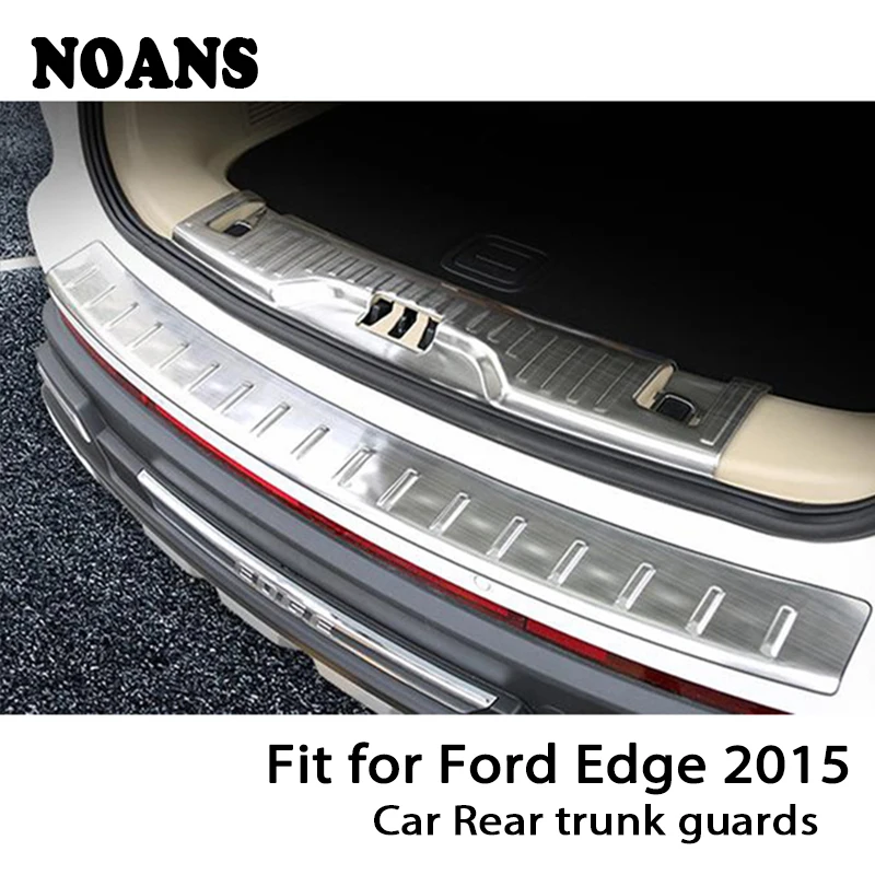 NOANS для Ford Edge MK2 авто задний багажник дверь Бампер анти полоски от царапин нержавеющая сталь аксессуары