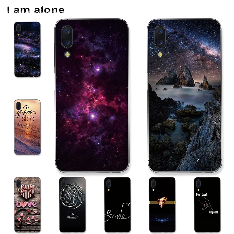 Чехлы для телефонов I am alone для Umidigi One Pro, 5,9 дюймов, модные черные мягкие чехлы из ТПУ для мобильных телефонов Umidigi One Pro