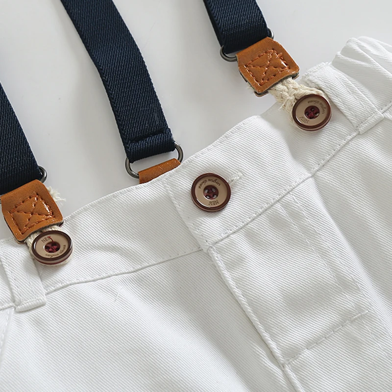 Комплект одежды для мальчиков из 2 предметов рубашка в полоску + шорты с