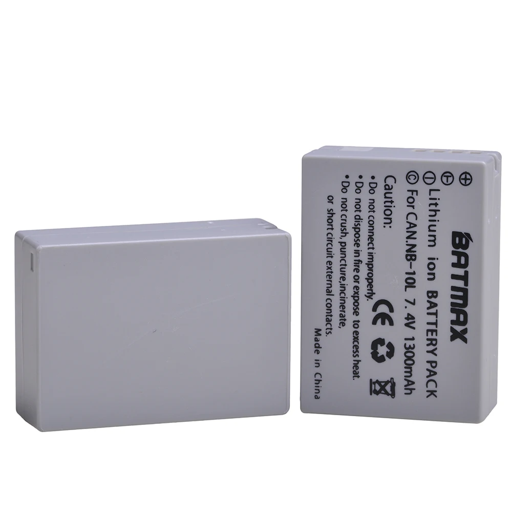 Комплект аккумуляторов NB10L NB 10L для цифровой камеры Canon G1X G15 G16 SX40HS SX50HS SX60HS SX40 SX50 SX60