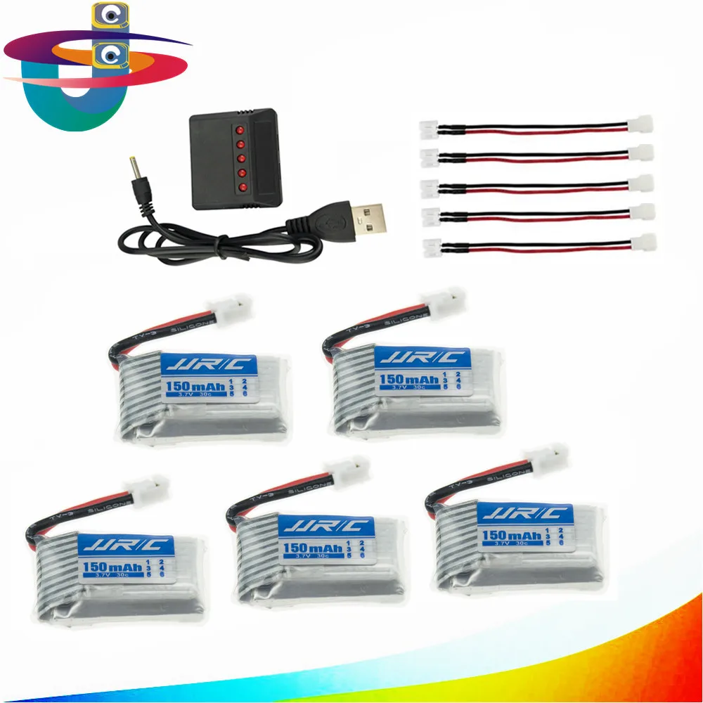 4/5/6 шт 3 7 v 150mAh 30C lipo батарея с X4/X5/X6 зарядное устройство для E010 E011 E012 E013 Furibee F36 H36