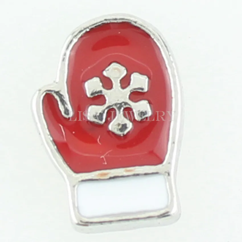 Модный плавающий кулон покрытый серебром с сердечками Красный Шарм