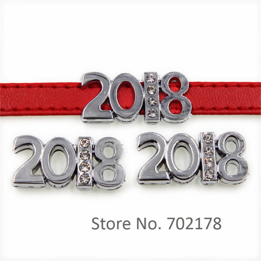 Новое поступление SL519 50 шт./лот 2018 8 мм слайд шарм DIY Подвески Внутренний диаметр