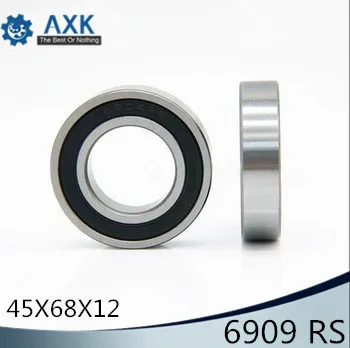 6909 2RS подшипник ABEC 1 ( 5 шт.) 45x68x12 мм тонкий срез упорные шариковые подшипники 6909RS 61909
