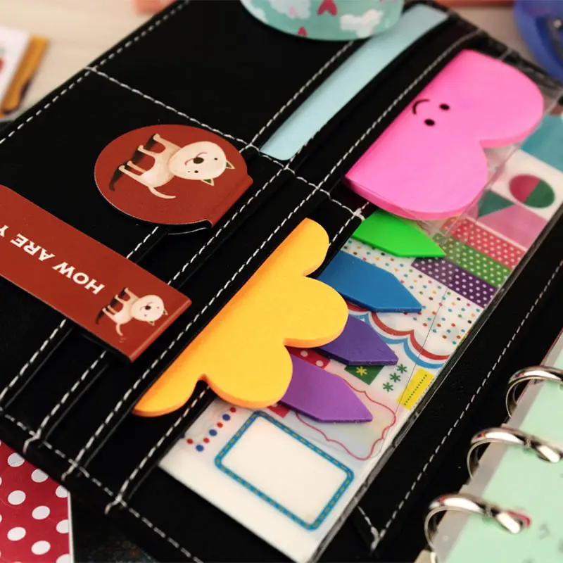 Винтажный креативный блокнот Yiwi JAMIE Note A5 A6 с большим кольцом|leather notebook|faux leather
