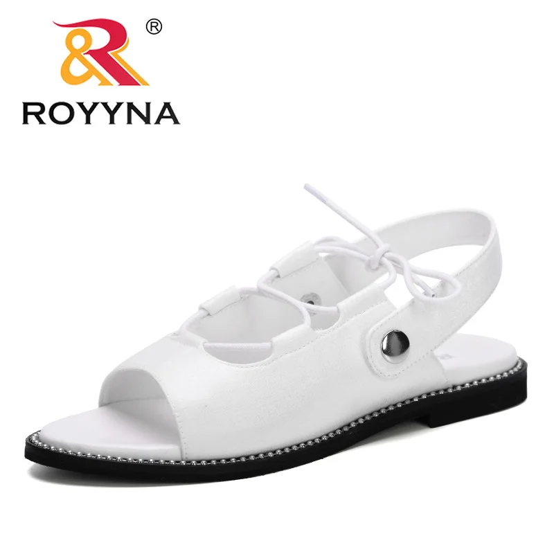 ROYYNA/Новинка года; модные стильные женские Классические босоножки; женская повседневная Летняя обувь; Женская обувь в гладиаторском стиле для отдыха; модная обувь