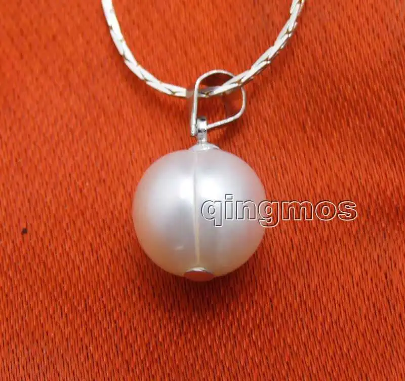 Большая белая Картофельная Подвеска из натурального пресноводного жемчуга 10-11