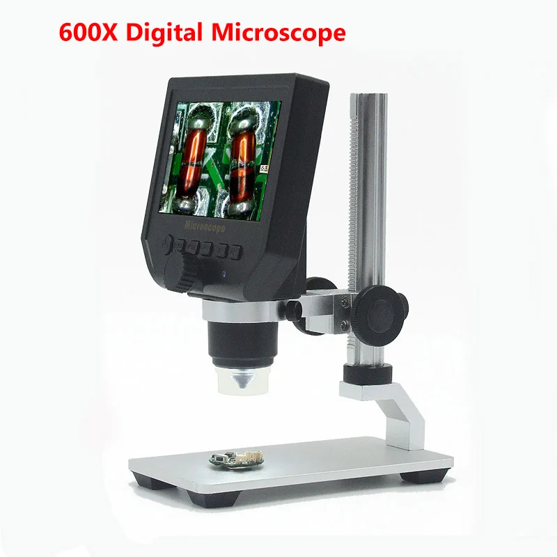 600X цифровой электронный микроскоп видео 4 3 дюймов HD lcd паяльный ремонт телефона