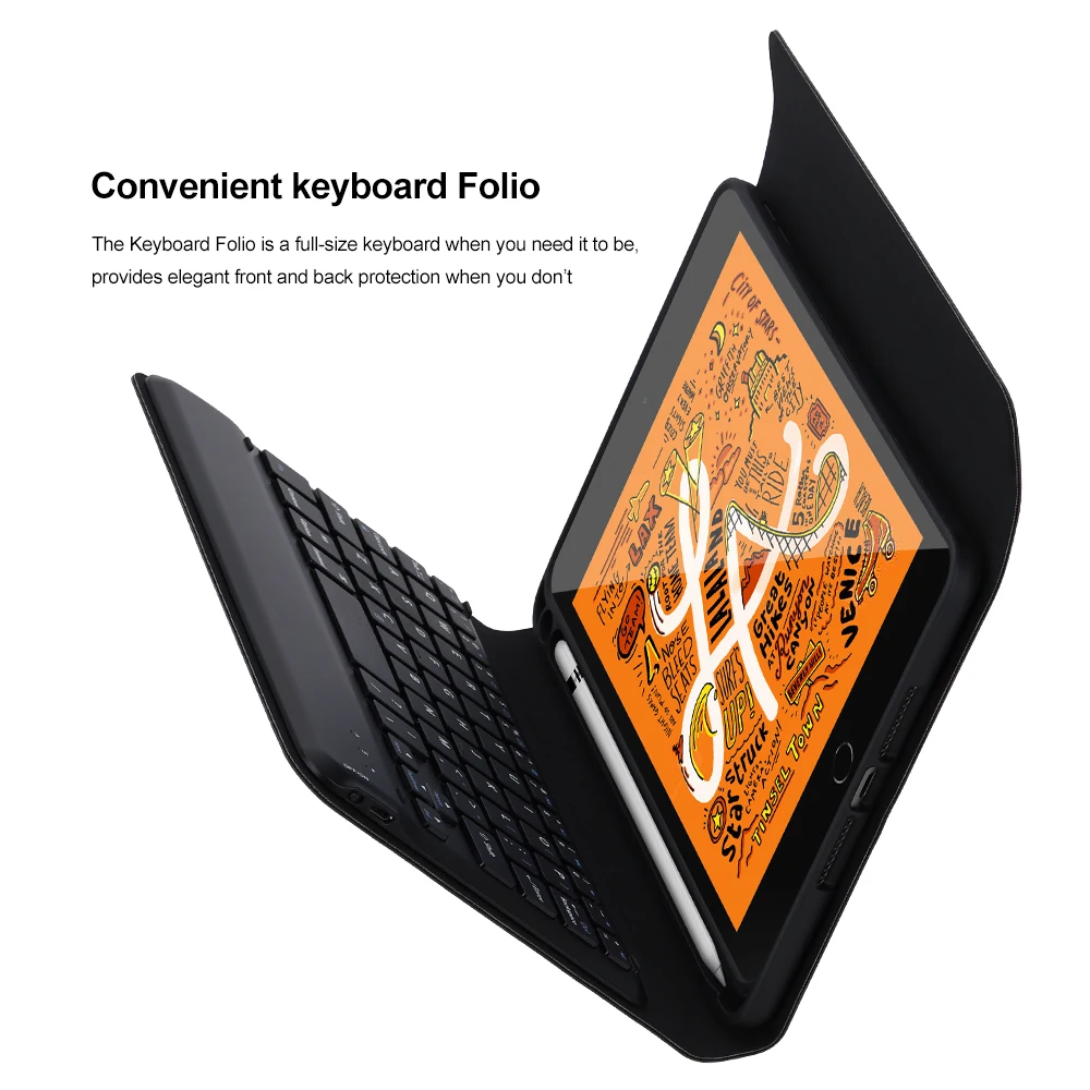 Новинка 2019 полностью защищающий чехол с Bluetooth-клавиатурой для iPad mini 2/3/4/5 7 9 дюйма