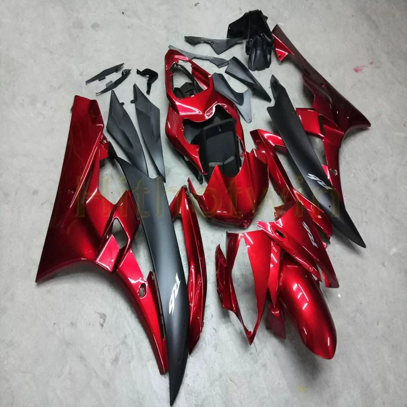 Мотоцикл обтекатель корпуса для YZFR6 2008 2009 2010 2011 2012 2013 2014 2015 2016 YZF-R6 из АБС-пластика
