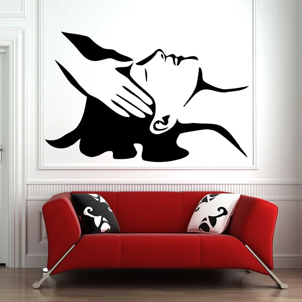 

Настенная Наклейка s Art Spa Salon Beauty Salon SPA массаж тела, ног, Виниловая наклейка, домашний декор, настенные наклейки со съемным рисунком B110