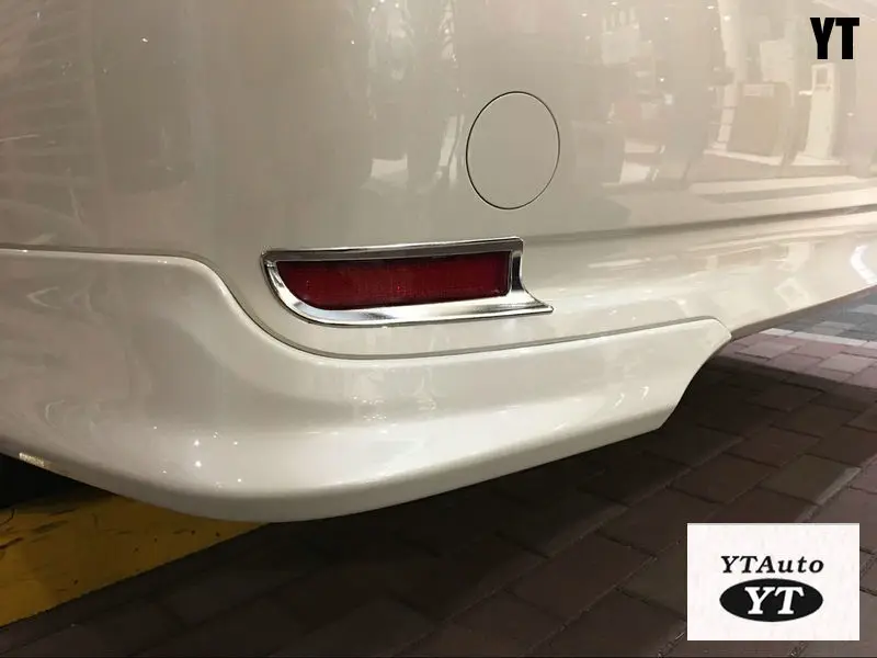 Автомобильная задняя противотуманная фасветильник для toyota estima previa 2016 ABS chrome 2