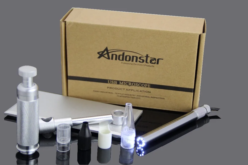 Цифровой микроскоп Andonstar 2 МП USB 500x8 светодиосветодиодный|usb magnifier|microscope videomicroscope