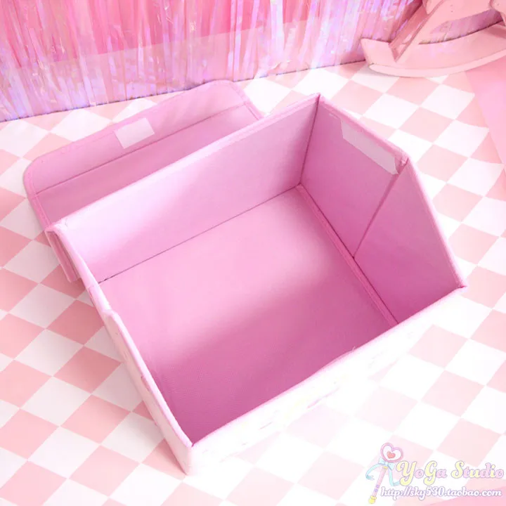 Мультяшная милая My Melody Cardcaptor Sakura Sailor Moon, косметичка для девочек, сумки для макияжа, игрушка, складная коробка для хранения, сумка-Органайзер