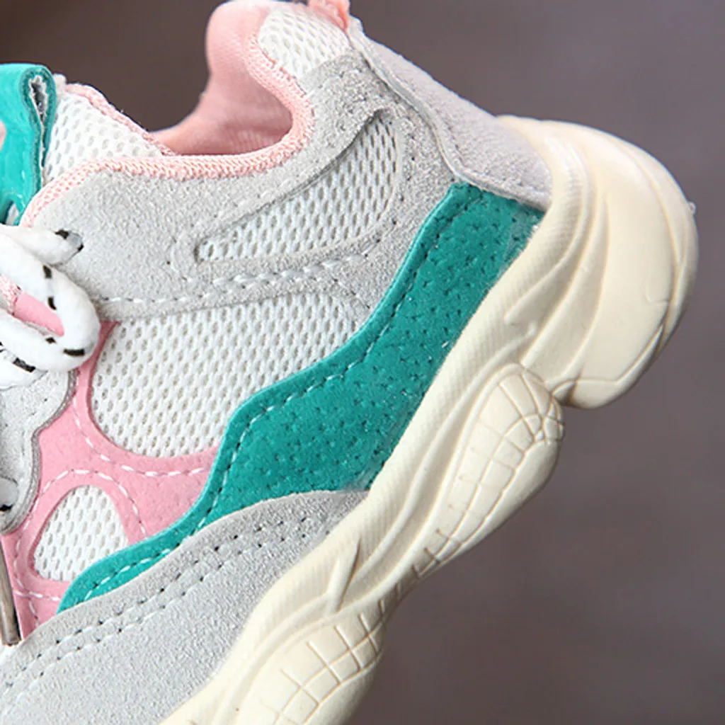 SAGACE/сетчатые дышащие кроссовки для мальчиков и девочек сезон весна однотонная