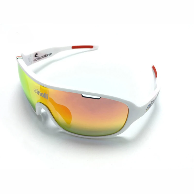 Спортивные поляризационные очки CINALLI велосипедные с защитой UV400 и 3 сменными