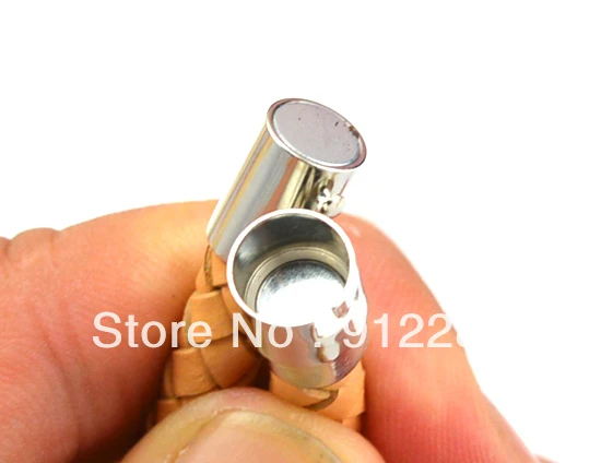 Бесплатная Доставка 40 шт. Смешивать-цвета 6 мм Плетеный Натуральная Кожа