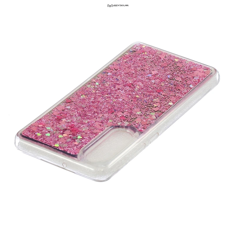 Для Coque huawei P30 про Зеркало чехол для случае жидкости динамик с блестками Мягкая