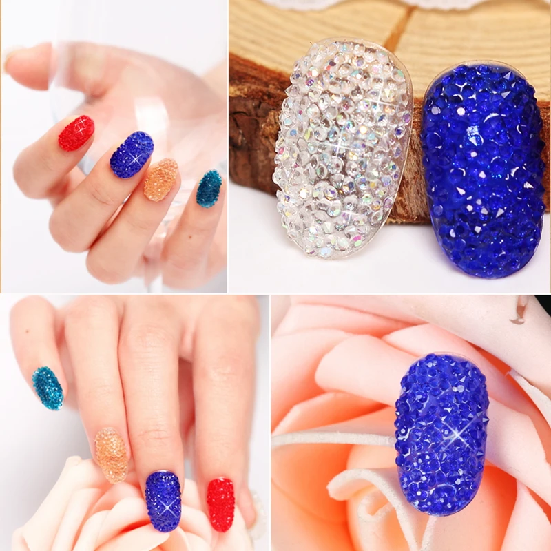 SmartColor новые 1400 шт 1 3 мм много цветов Циркон Стразы микро Мини Дизайн ногтей