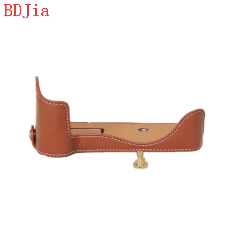 Натуральная Воловья кожа корпуса для половины камеры база Panasonic GH5 с отверстием