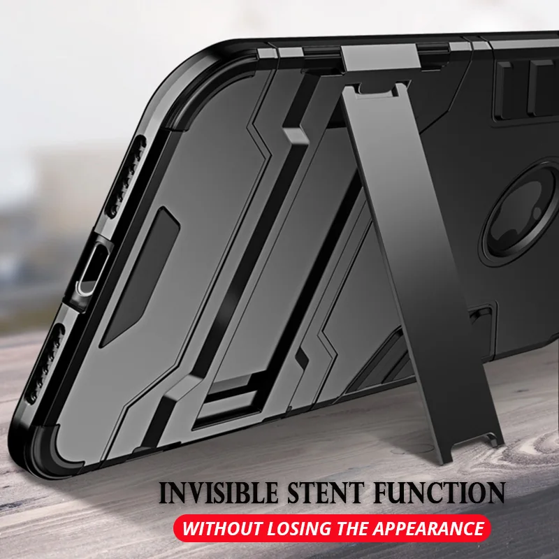 VRSDES для iPhone X 7 8 чехол PC + Силиконовый противоударный XR XS Max 3D защитный 6 6s 5S SE Plus |