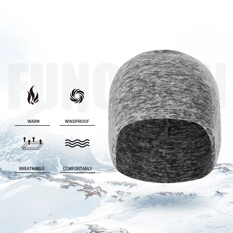 Шапка унисекс Lurehooker утолщенная шапка для бега и катания на лыжах ветрозащитная