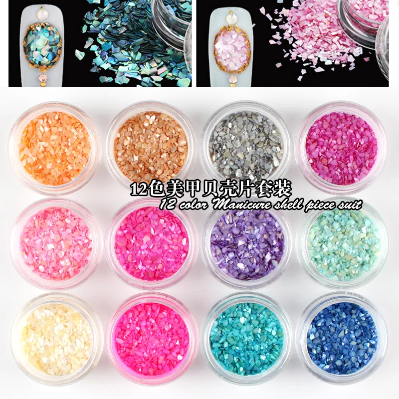 12 цветов/партия 3D Стразы для украшения ногтей художественные талисманы