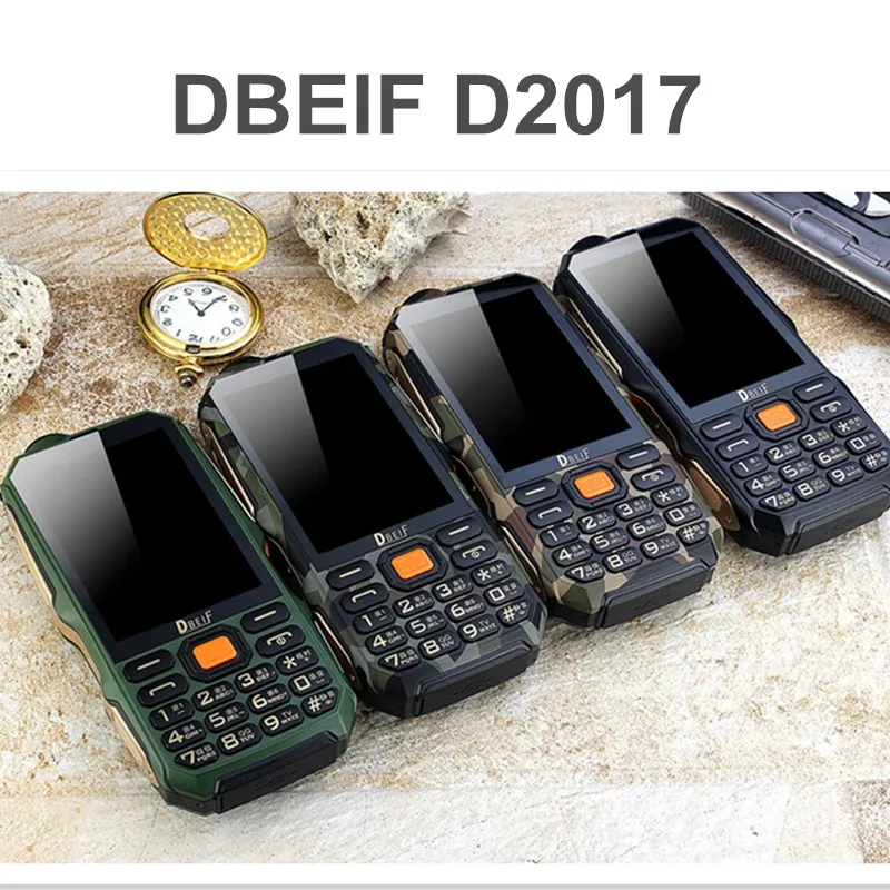 Горячий мобильный телефон DBEIF D2017 TV 3 5 &quotэкран фонарик Внешний аккумулятор две