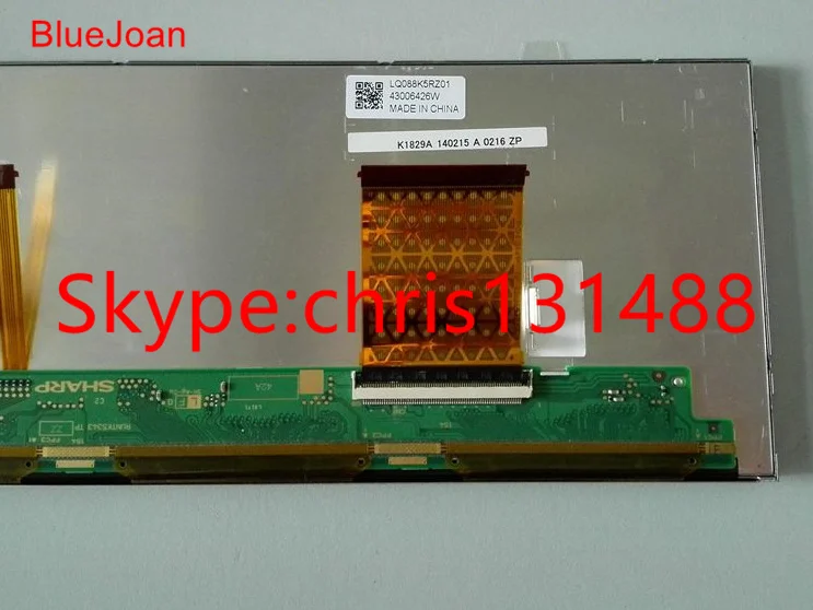 Оригинальный ЖК-дисплей Sharpp 8 дюйма LQ088K5RZ01 экран BM 937087001 для Bmw CID F25 X3 2015